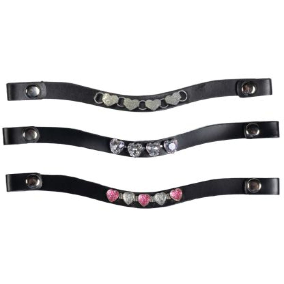 HKM Frontal Hobby Horsing Juego de 3 Rosa Plata