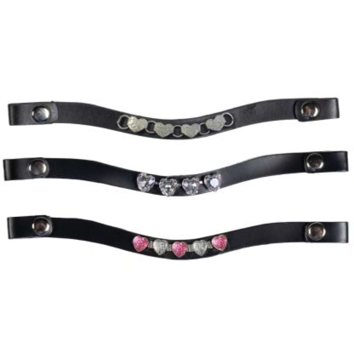 HKM Frontal Hobby Horsing Juego de 3 Rosa Plata