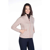 HKM Sudadera con capucha y cremallera Yvonne Beige