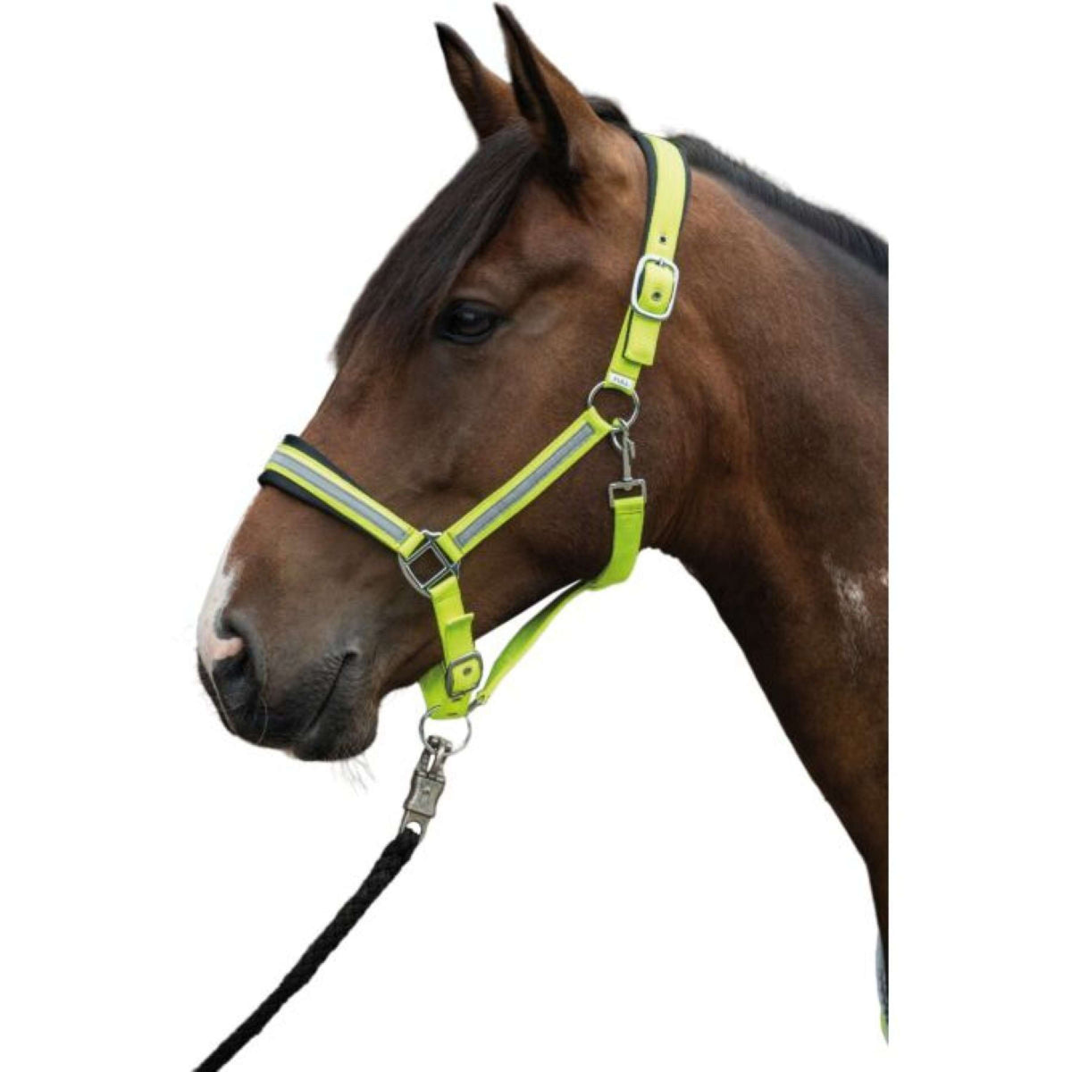 HKM Cabezada Reflective Amarillo Neon