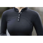 HKM Shirt Port Royal Mangas Largas Negro