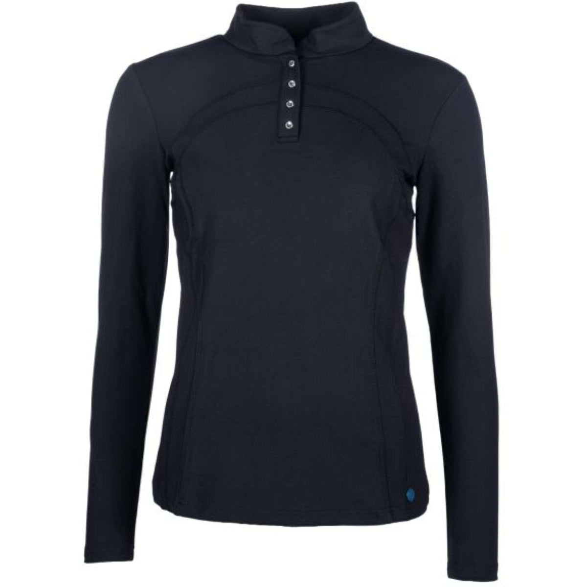 HKM Shirt Port Royal Mangas Largas Negro