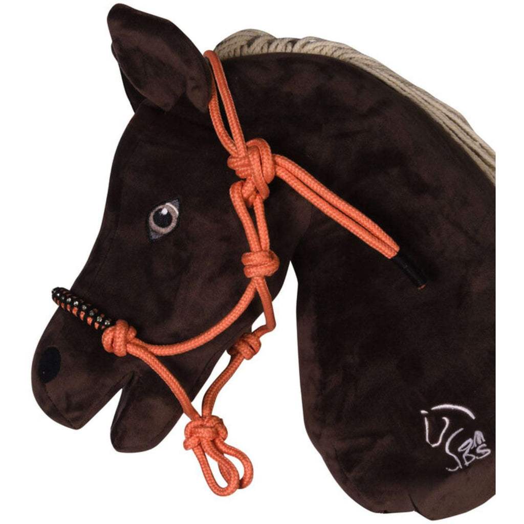 HKM Hobby Horsing Cabestro de Cuerda Naranja