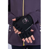 HKM Guantes Hobby Horsing Negro Gris