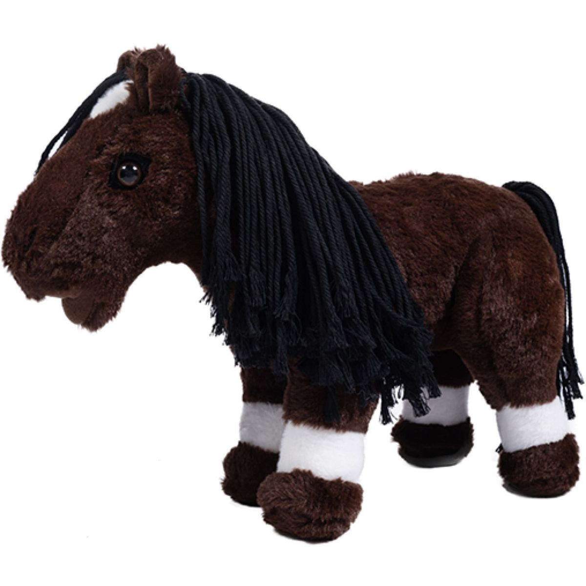 HKM Poni de Peluche Marron oscuro