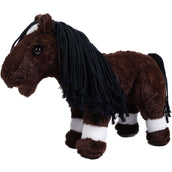 HKM Poni de Peluche Marron oscuro