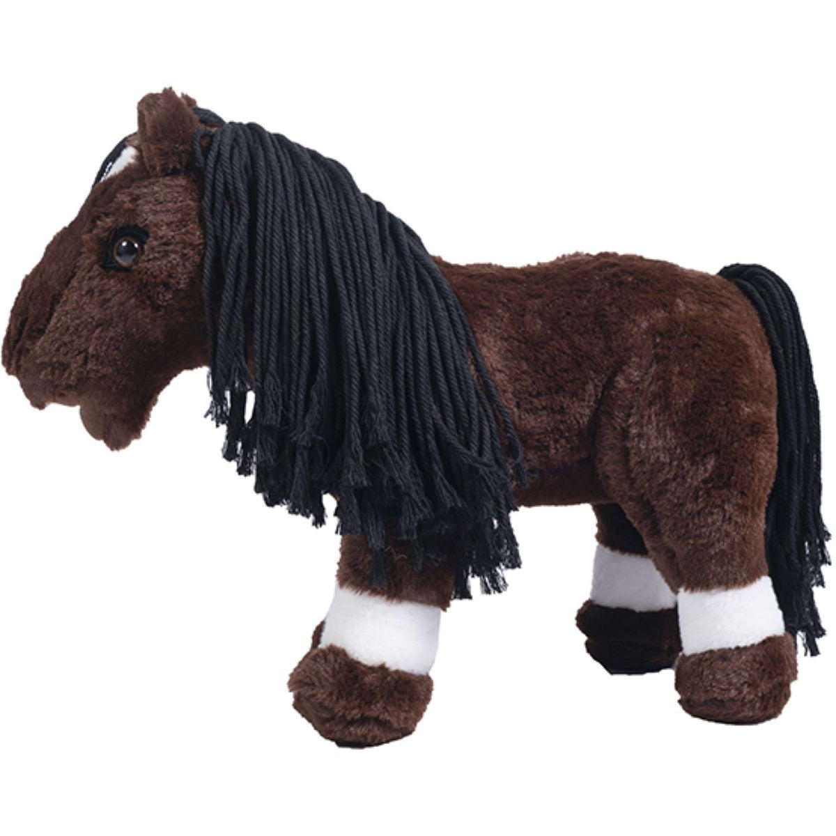 HKM Poni de Peluche Marron oscuro