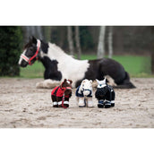 HKM Poni de Peluche Conjunto de Cuerda para Pista Negro