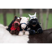 HKM Poni de Peluche Conjunto de Cuerda para Pista Negro