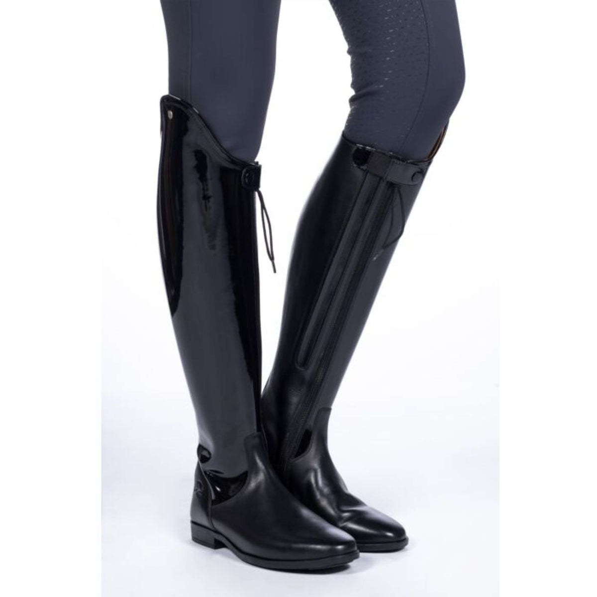 HKM Botas de Equitación Lynette Negro