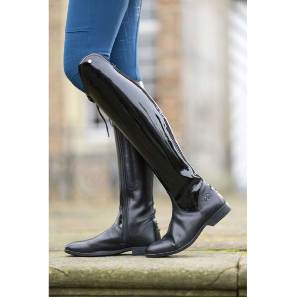 HKM Botas de Equitación Lynette Negro