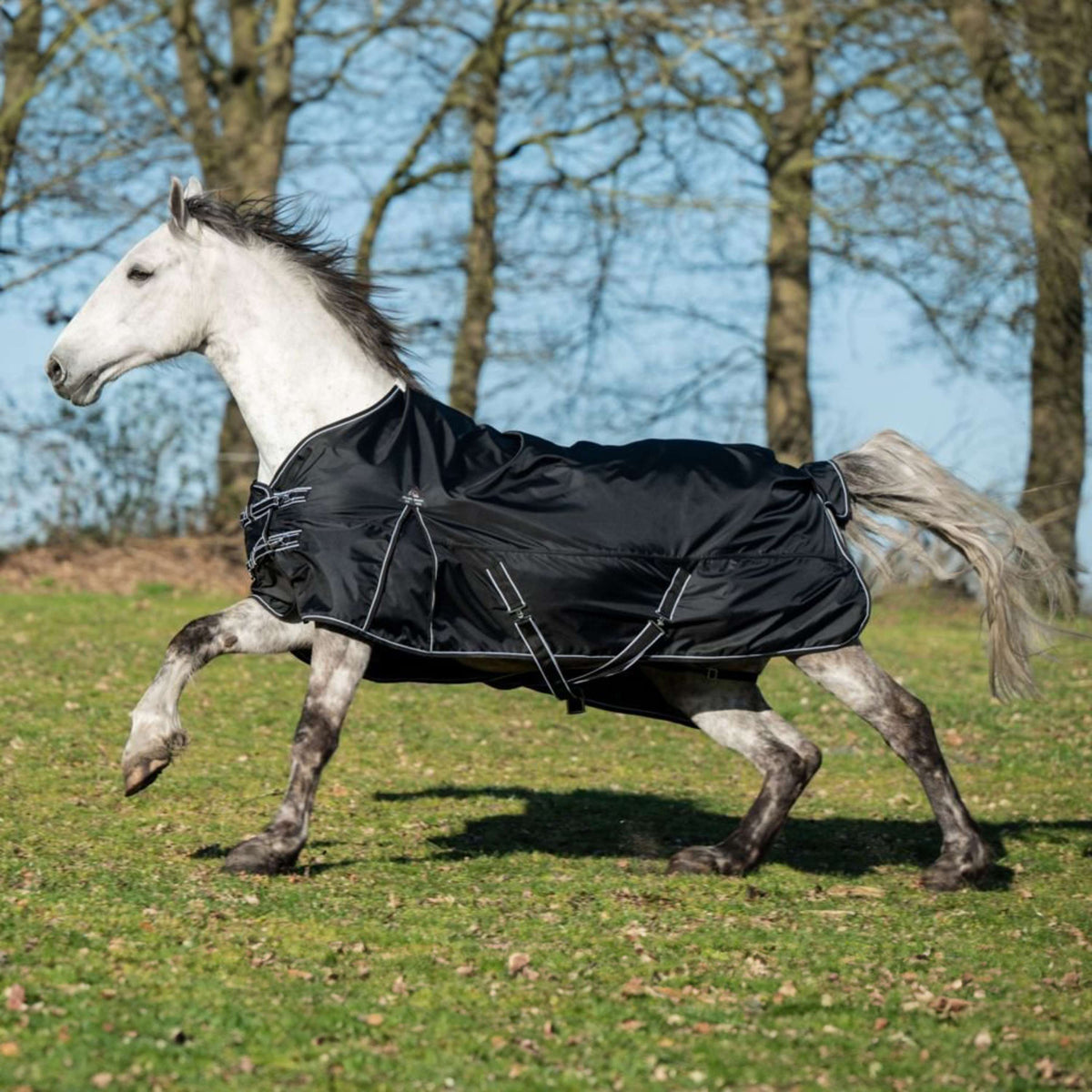 HKM Alfombra de Exterior Premium 1680D For this context in Spanish: Forro Nylon Negro