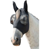 HKM Máscara para Moscas Elastic Negro