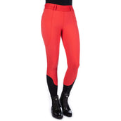 HKM Legging de Equitación Aruba Full Grip Rojo