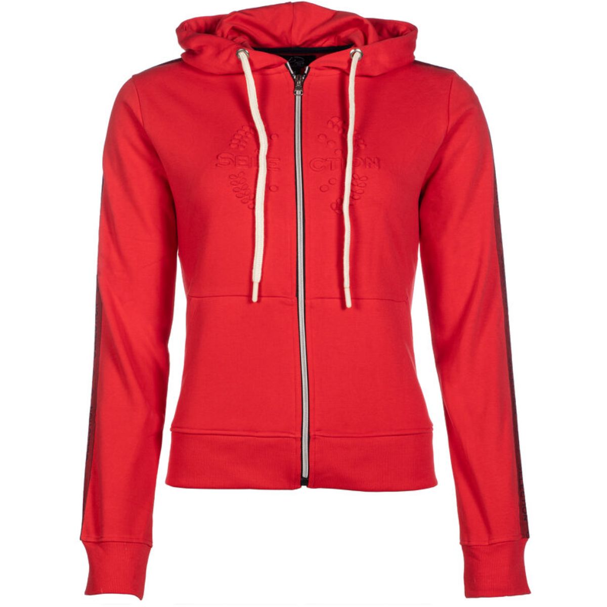 HKM Sudadera con capucha y cremallera Aruba Rojo