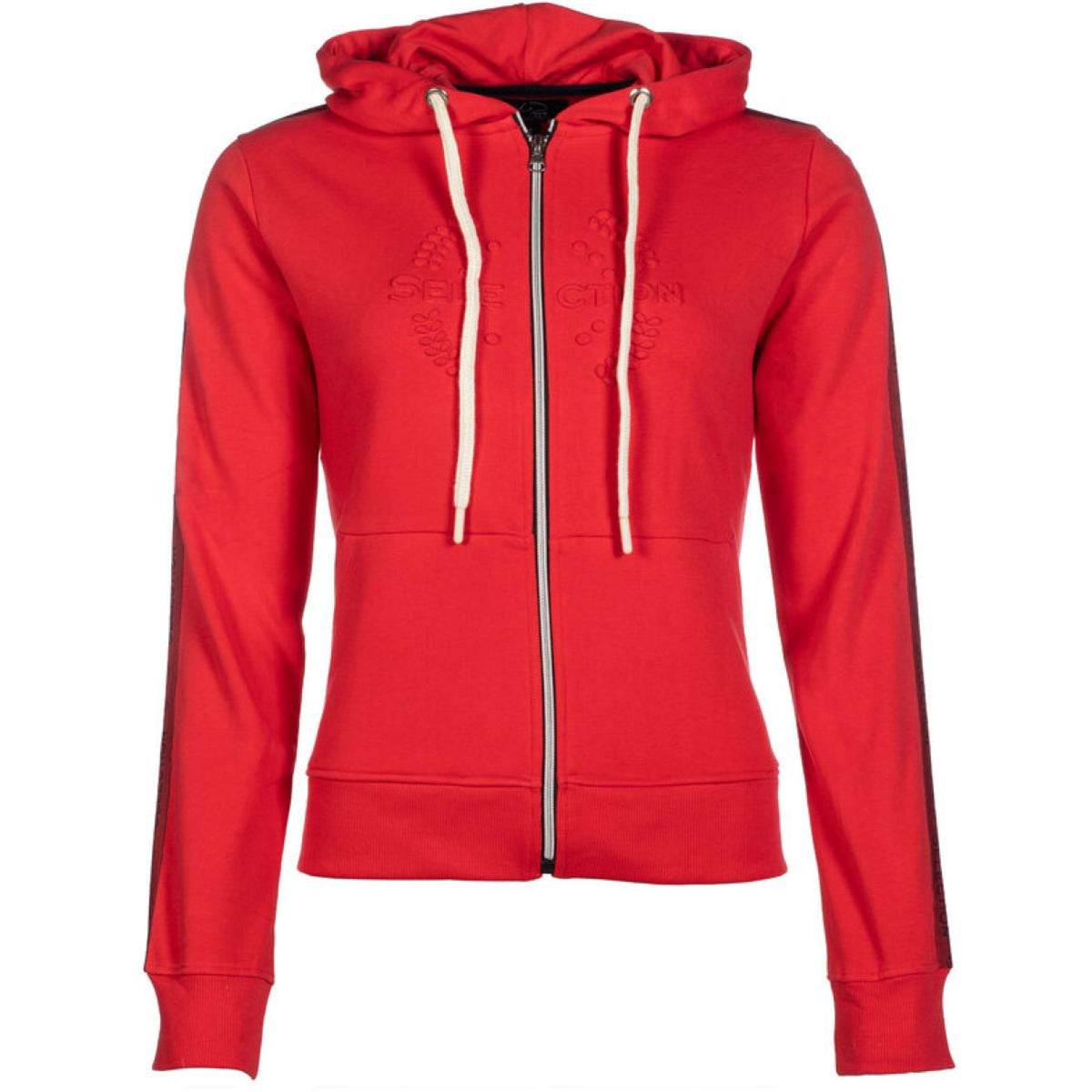HKM Sudadera con capucha y cremallera Aruba Rojo