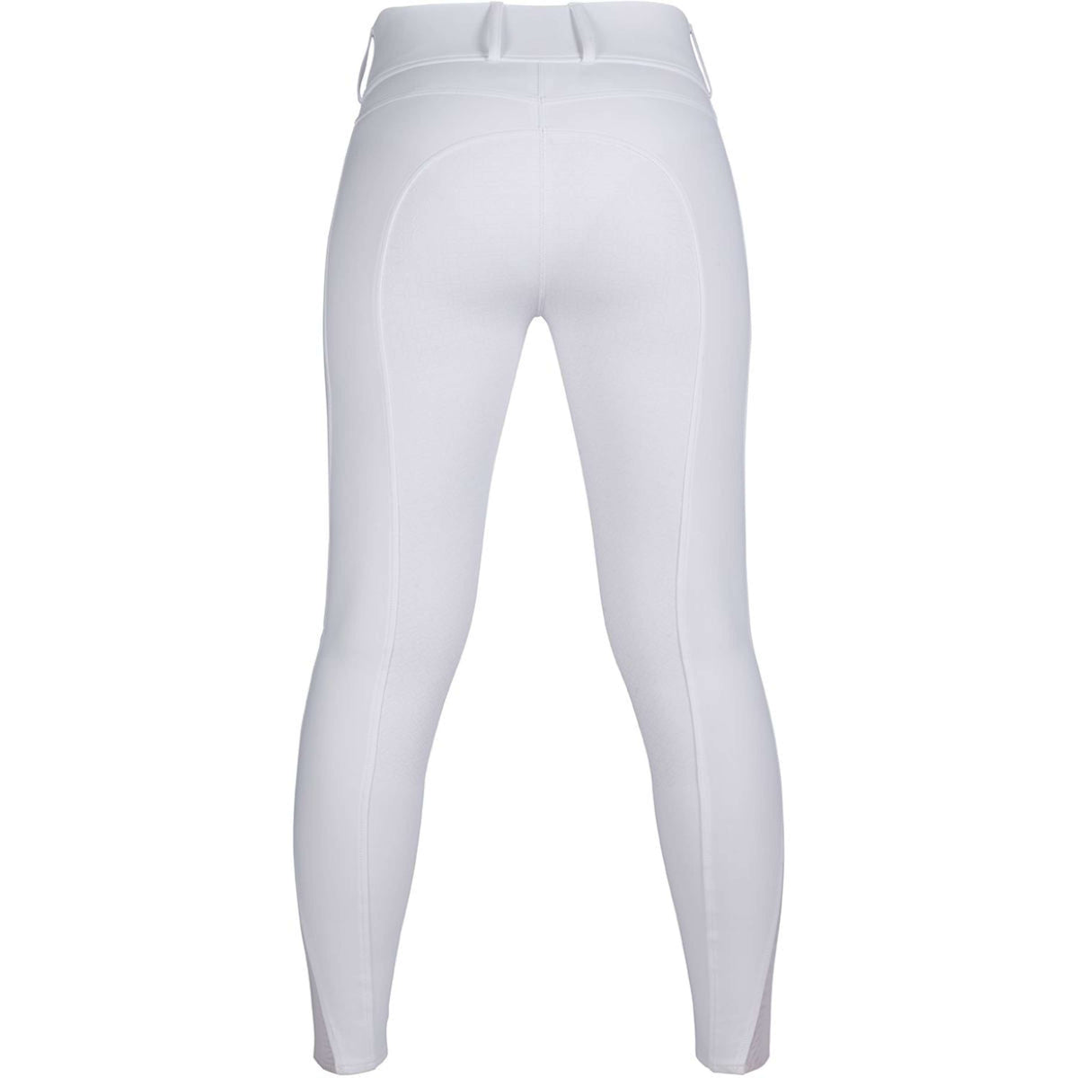 HKM Legging de Equitación Lisa Full Grip Blanco