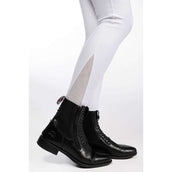 HKM Legging de Equitación Lisa Full Grip Blanco