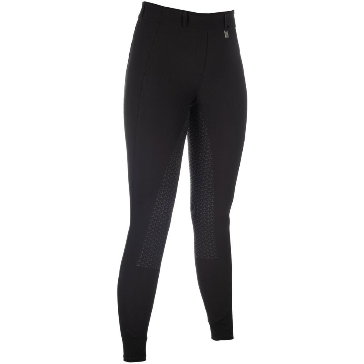 HKM Legging de Equitación Amalfi Full Grip Negro