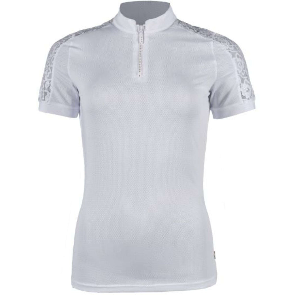 HKM Camiseta Funcional Nelly Mangas Cortas Blanco