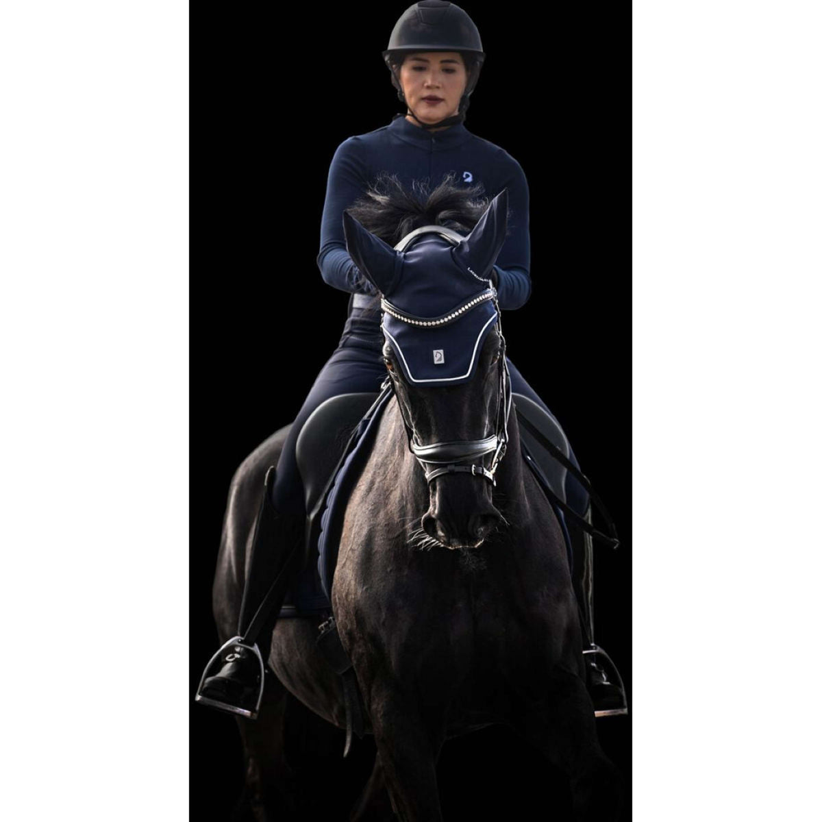 HKM Bonete para Orejas Livignio Lauria Garelli Soft Azul oscuro