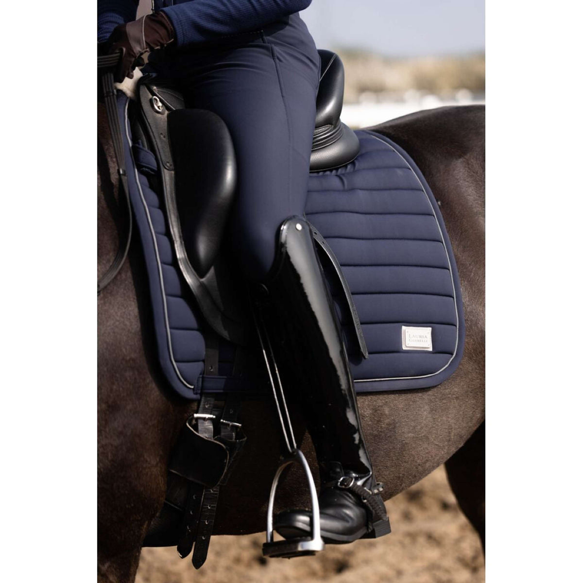 HKM Mantilla Livignio Lauria Garelli Elegance Doma clásica Azul oscuro