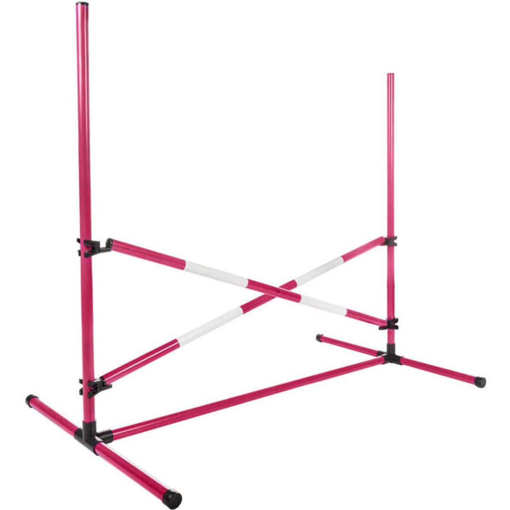 HKM Hobby Horsing Set de Obstáculos de Salto Rosa