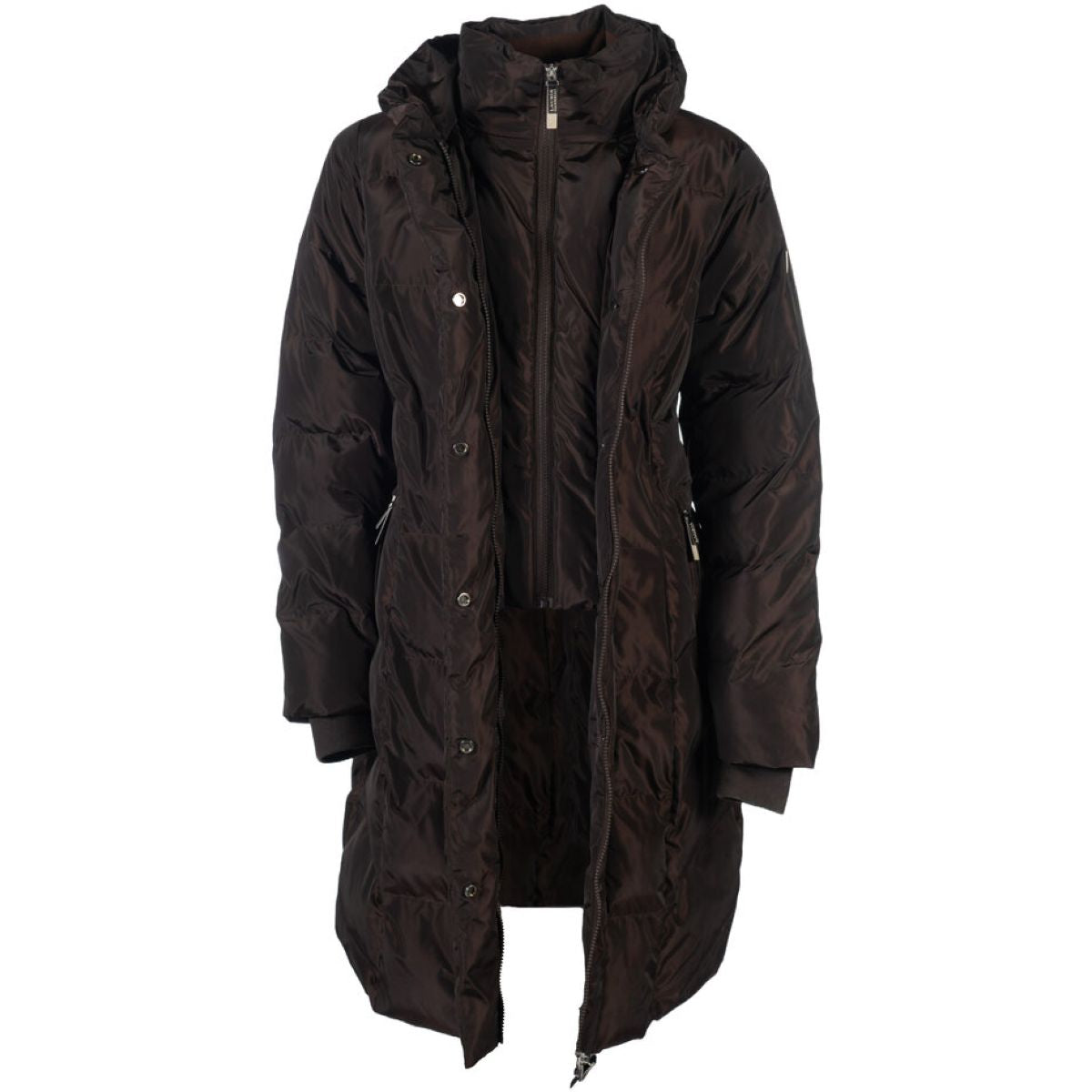 HKM Chaqueta Livignio Lauria Garelli Long Acolchado Marron oscuro