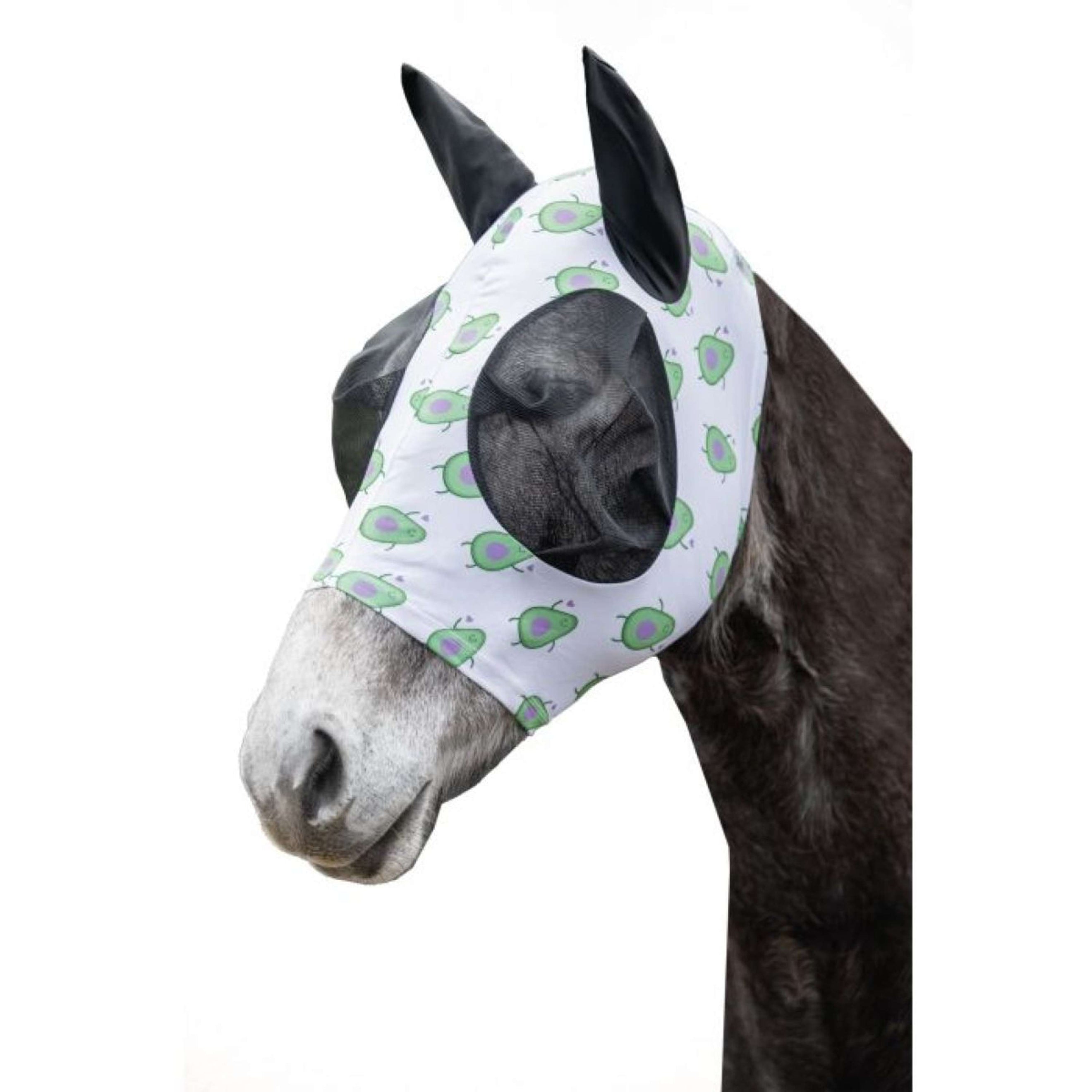 HKM Máscara para Moscas Avocado Blanco/Morado HKM Máscara para Moscas Avocado Blanco/Morado
