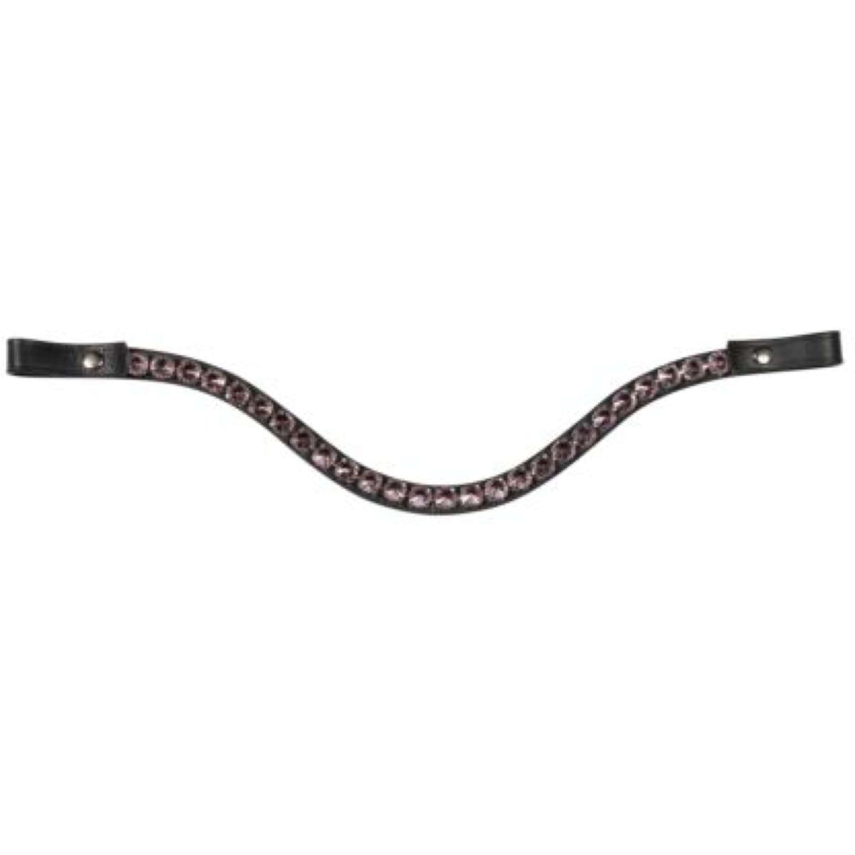 Frontal Ambre Cherry HKM Pour Cheval - Élégant Avec Strass
