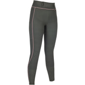 HKM Legging de Equitación Juna Full Grip Grisverde