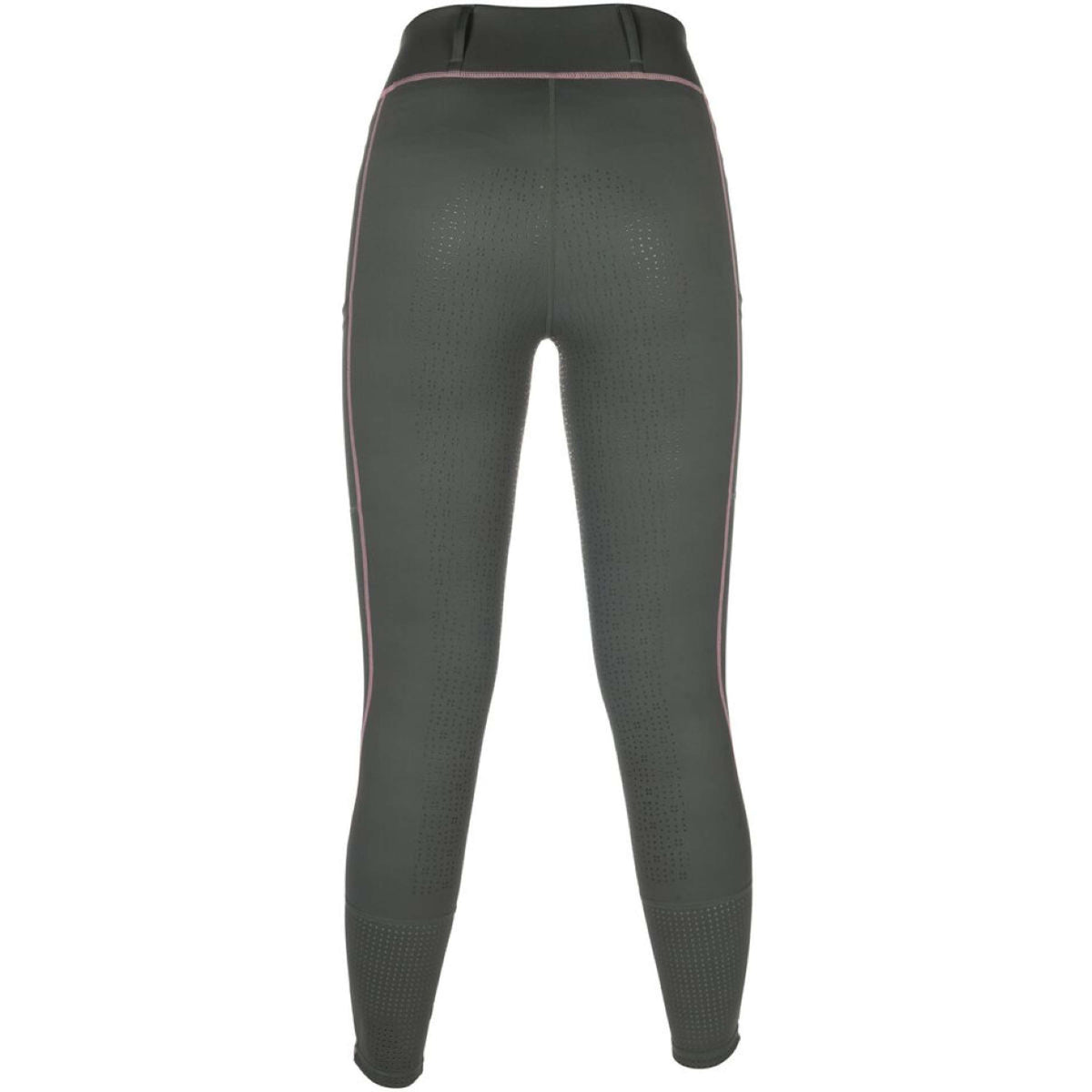 HKM Legging de Equitación Juna Full Grip Grisverde