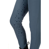 HKM Legging de Equitación Pony Dream II Full Grip Azul Humo