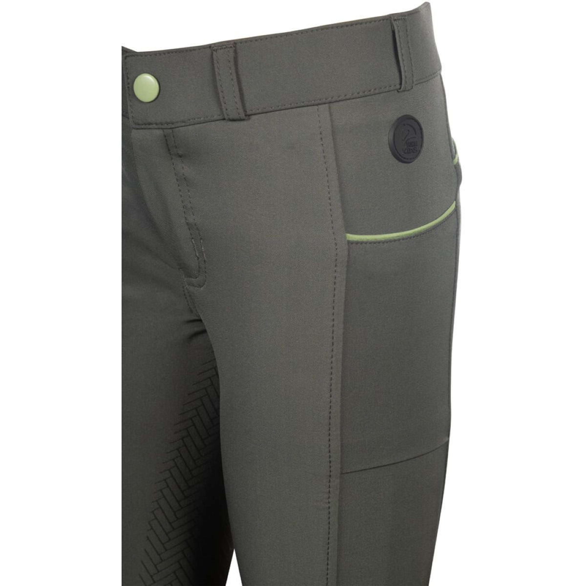 HKM Pantalones Claire Full Grip Grisverde