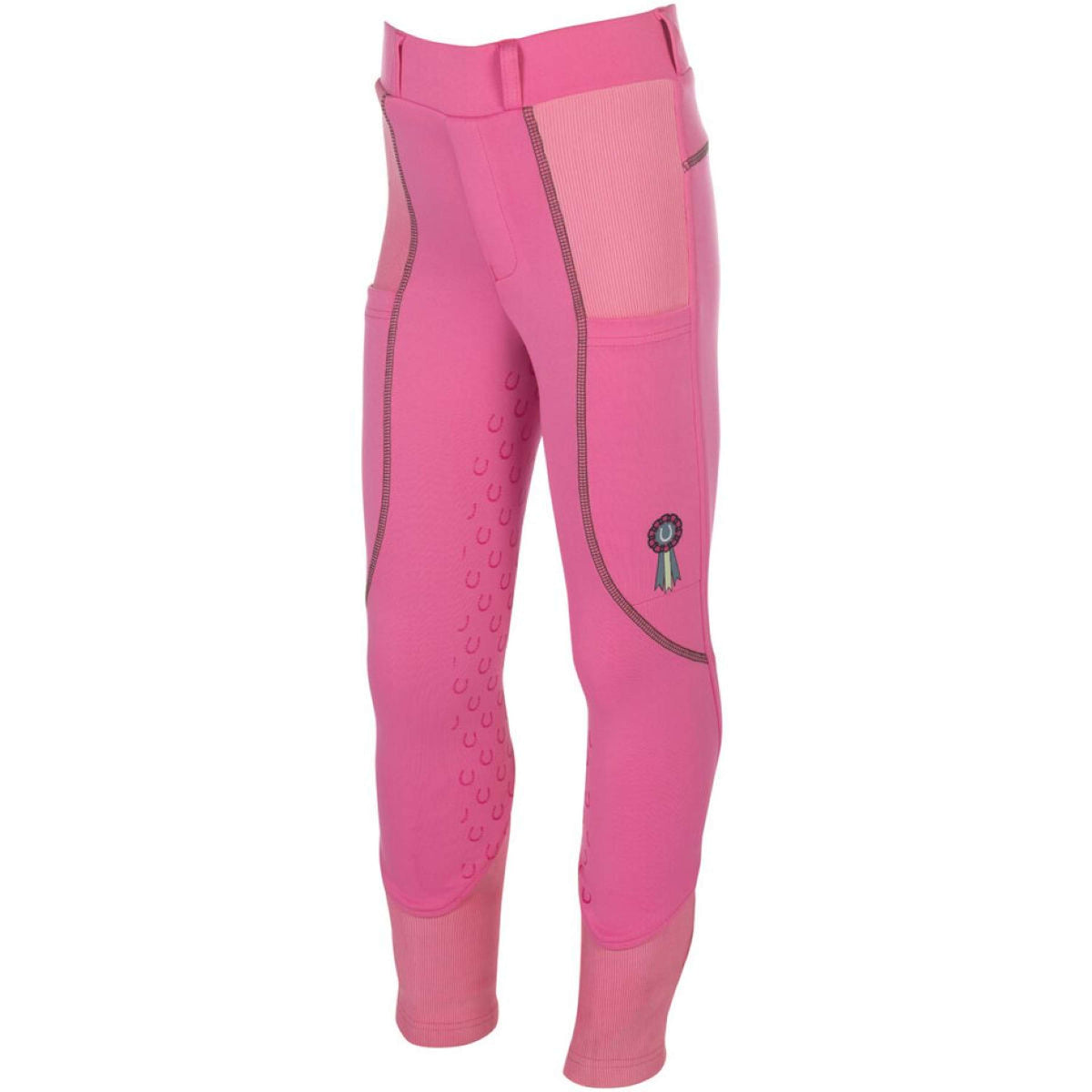 HKM Legging de Equitación Claire Full Grip Rosa