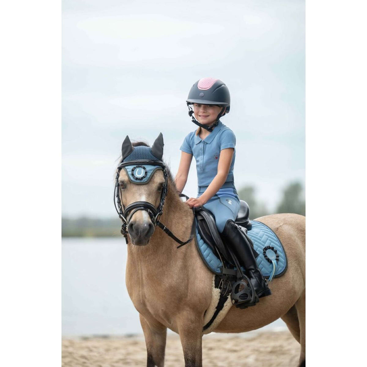 HKM Poloshirt Claire Azul Humo