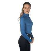 HKM Camiseta de Competición Summer Milano II Azul Real