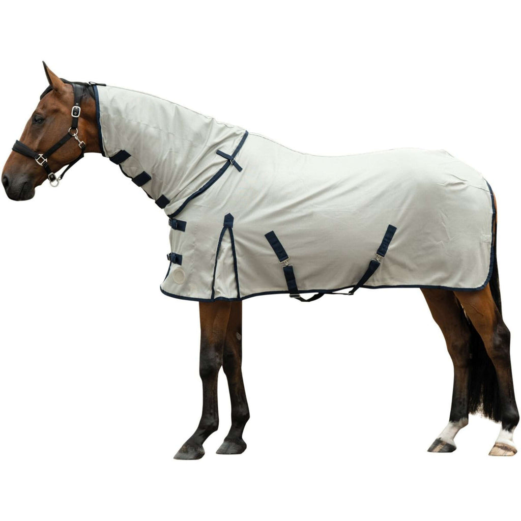 HKM Manta Antimoscas Rain II Cuello Desmontable Gris