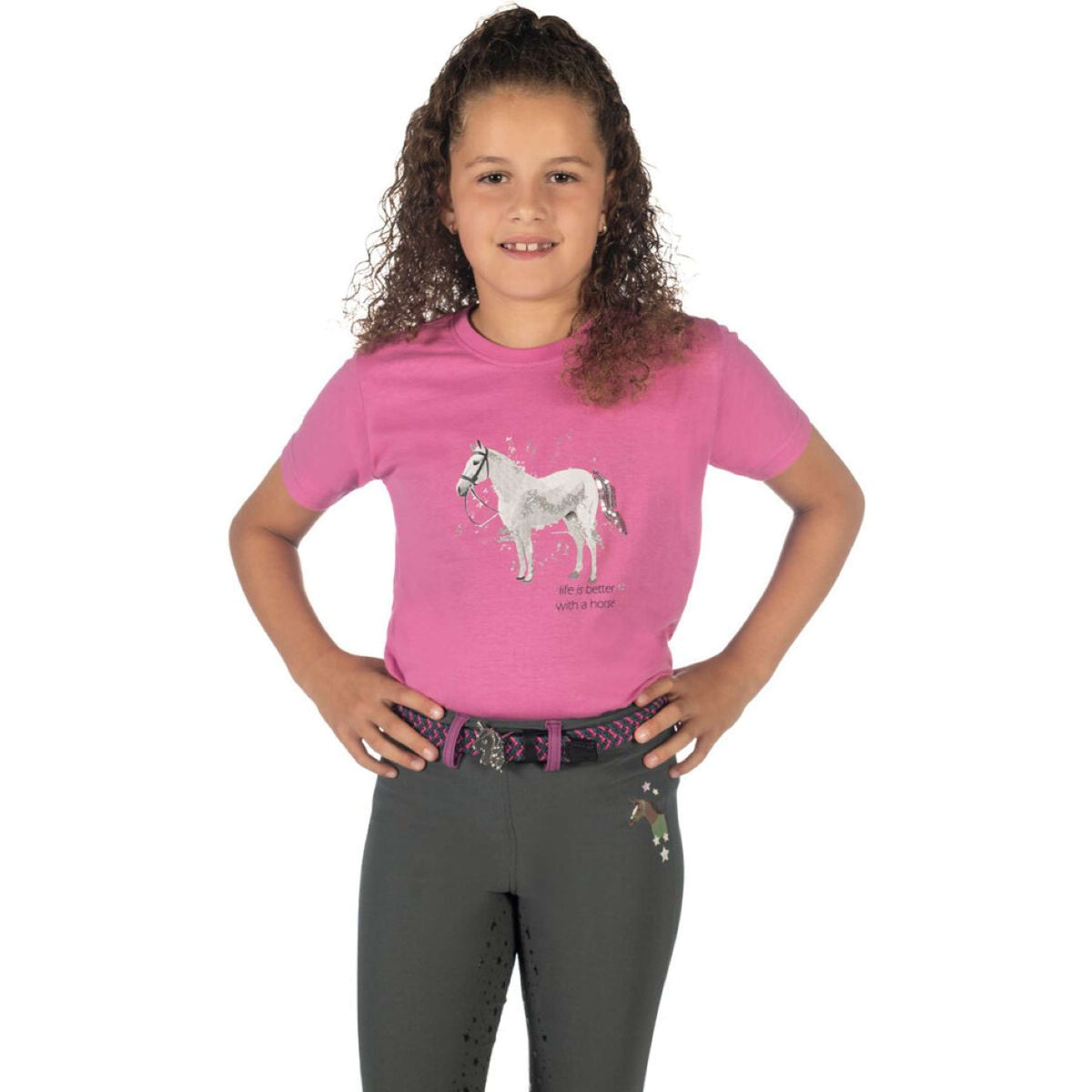 HKM T-Shirt Sparkle Rosa