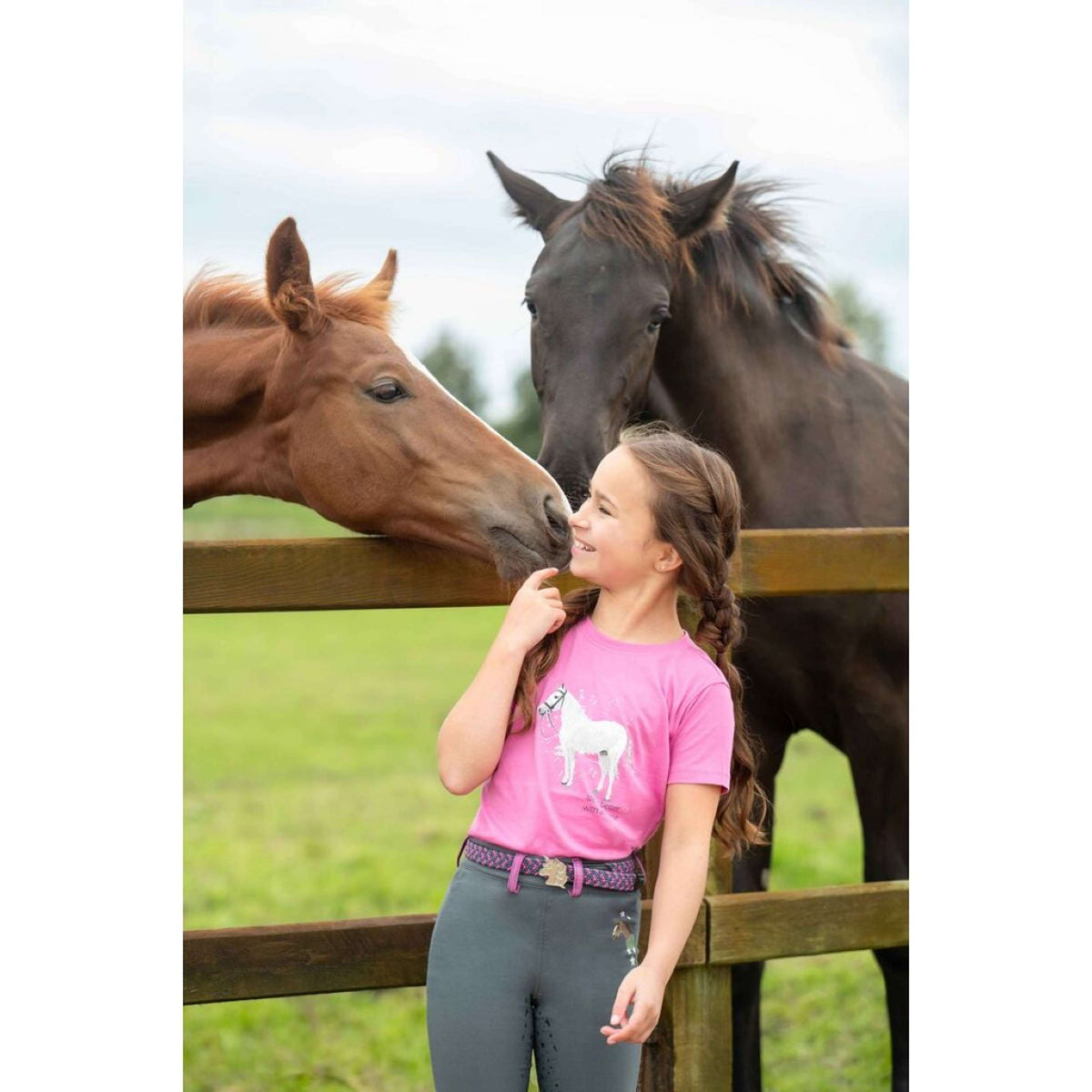 HKM T-Shirt Sparkle Rosa