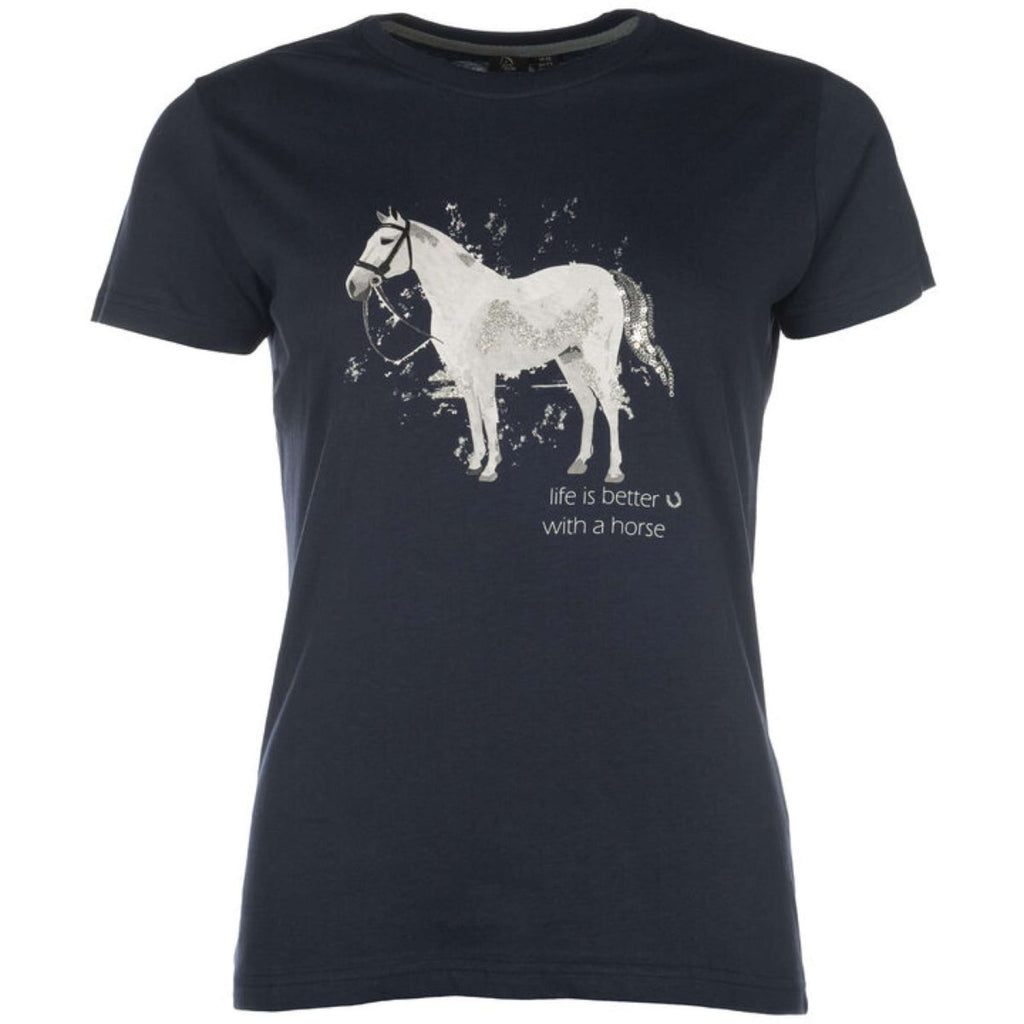HKM Camiseta Sparkle Azul oscuro