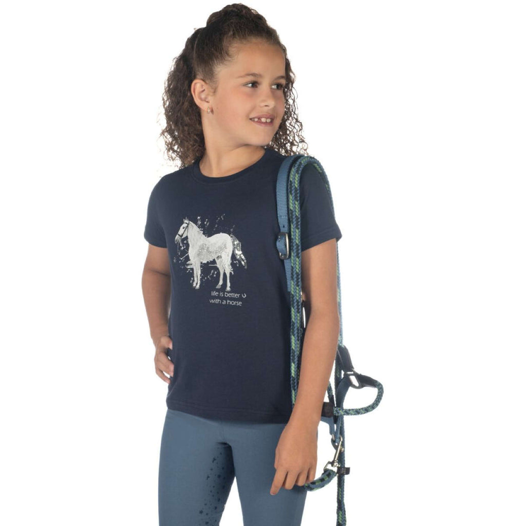 HKM Camiseta Sparkle Azul oscuro