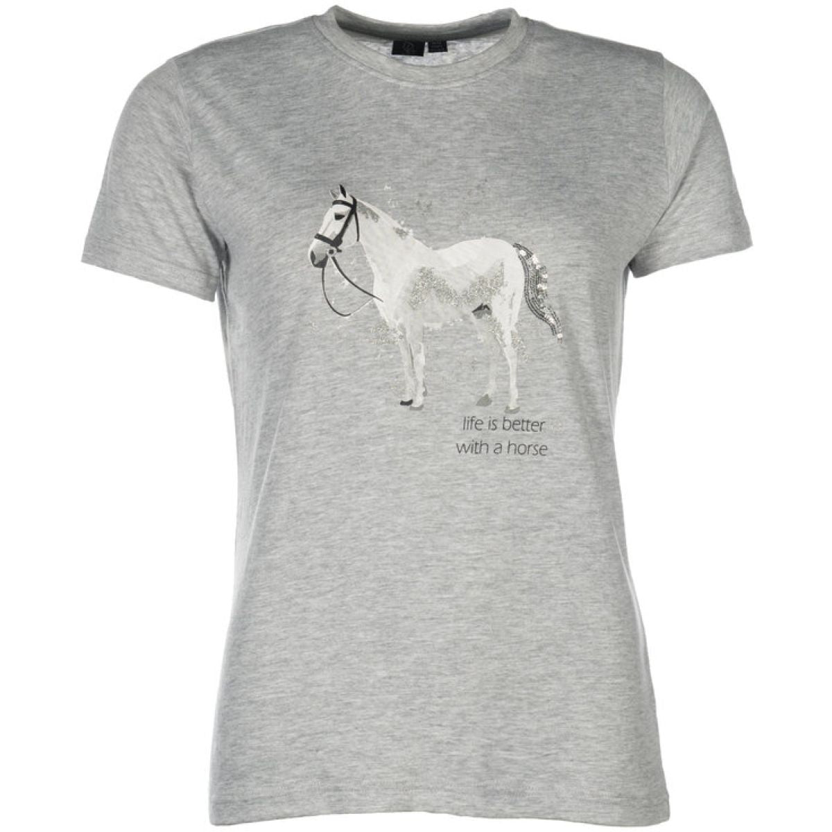 HKM T-Shirt Sparkle Gris Melange