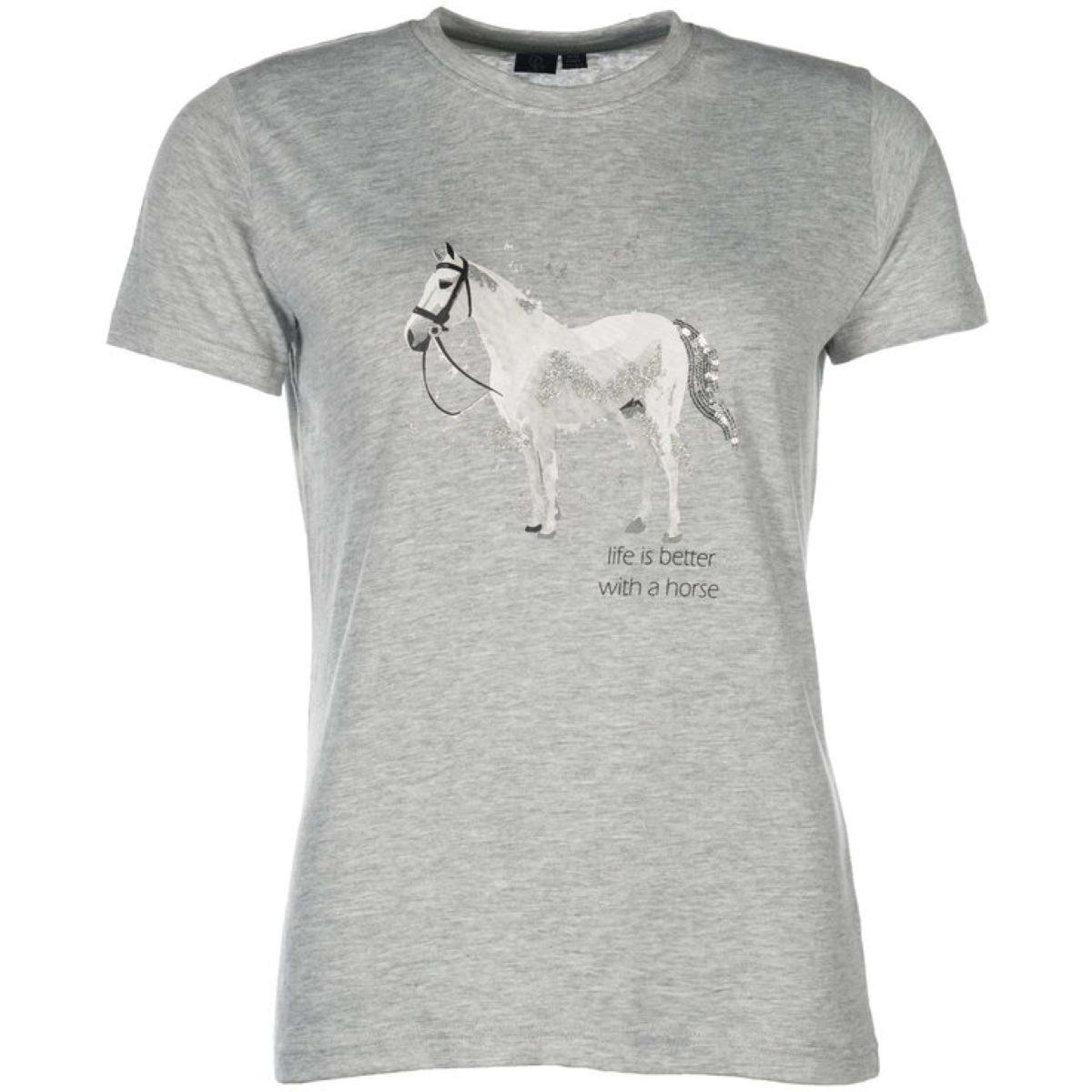 HKM T-Shirt Sparkle Gris Melange