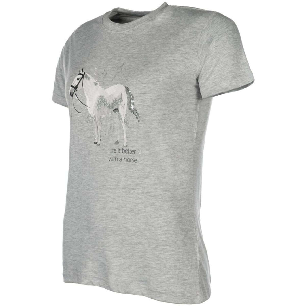 HKM T-Shirt Sparkle Gris Melange