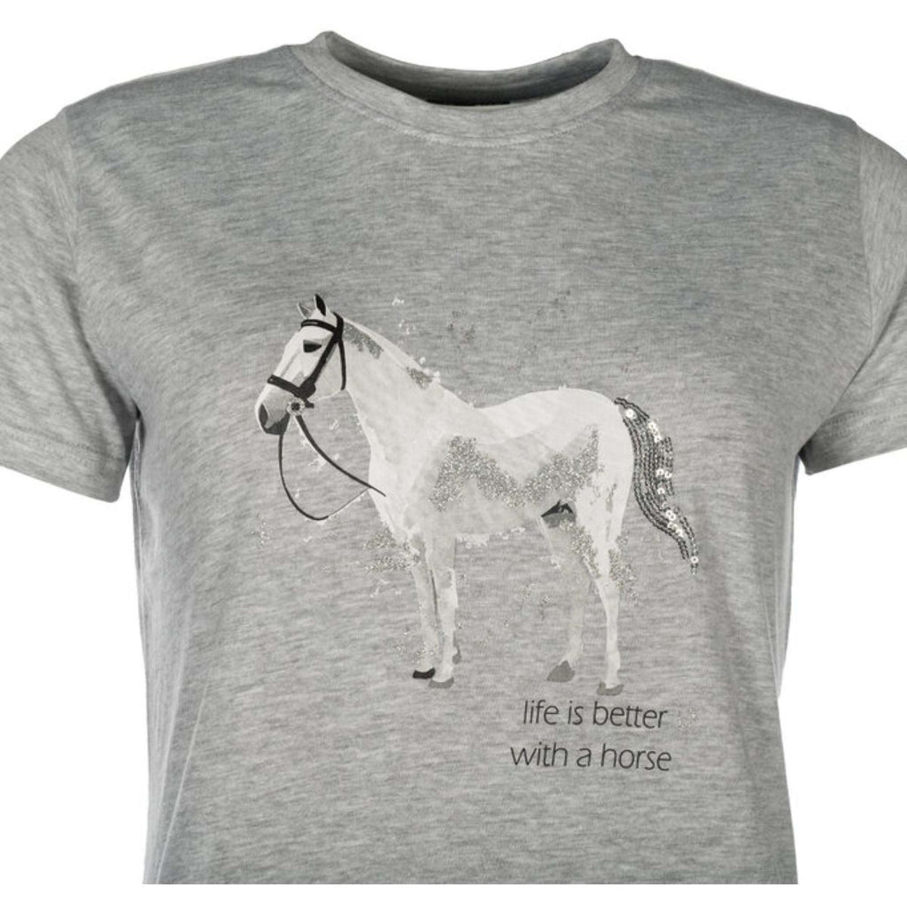 HKM Camiseta Sparkle Gris Melange
