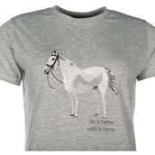 HKM T-Shirt Sparkle Gris Melange