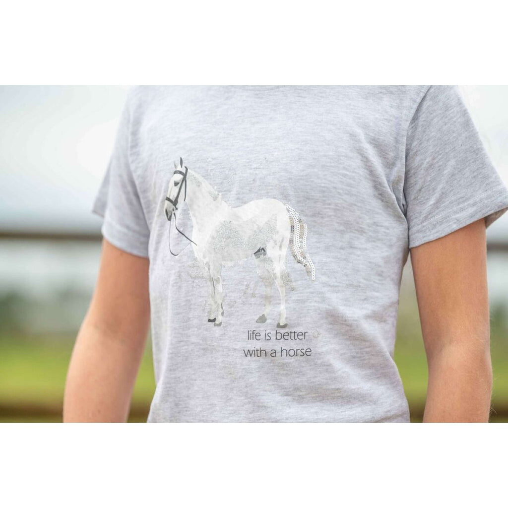 HKM Camiseta Sparkle Gris Melange