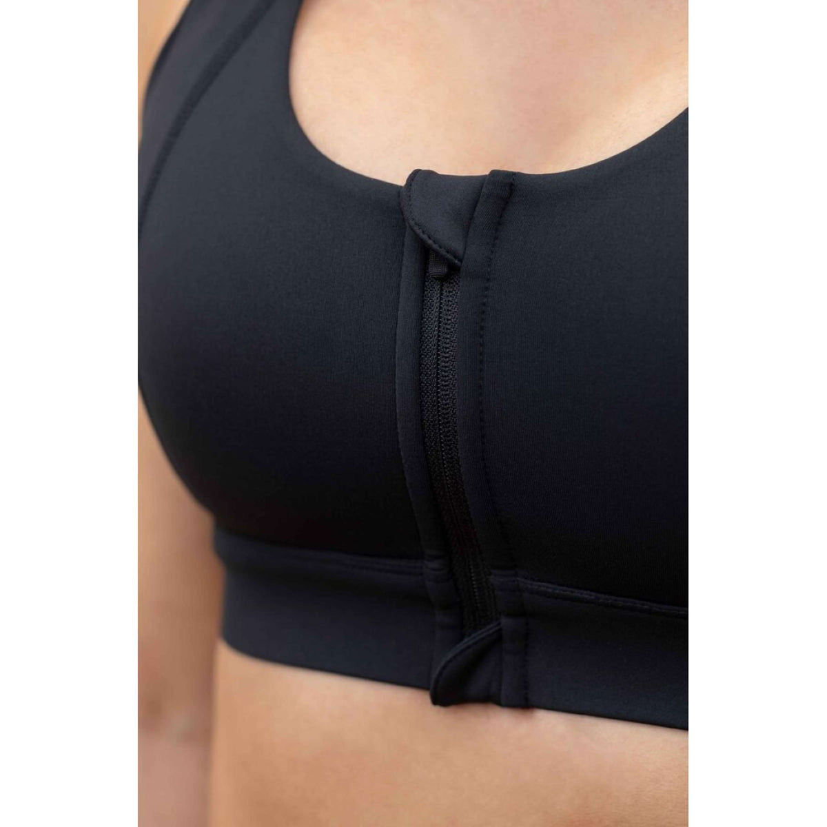 HKM Sujetador Deportivo Amalfi Negro