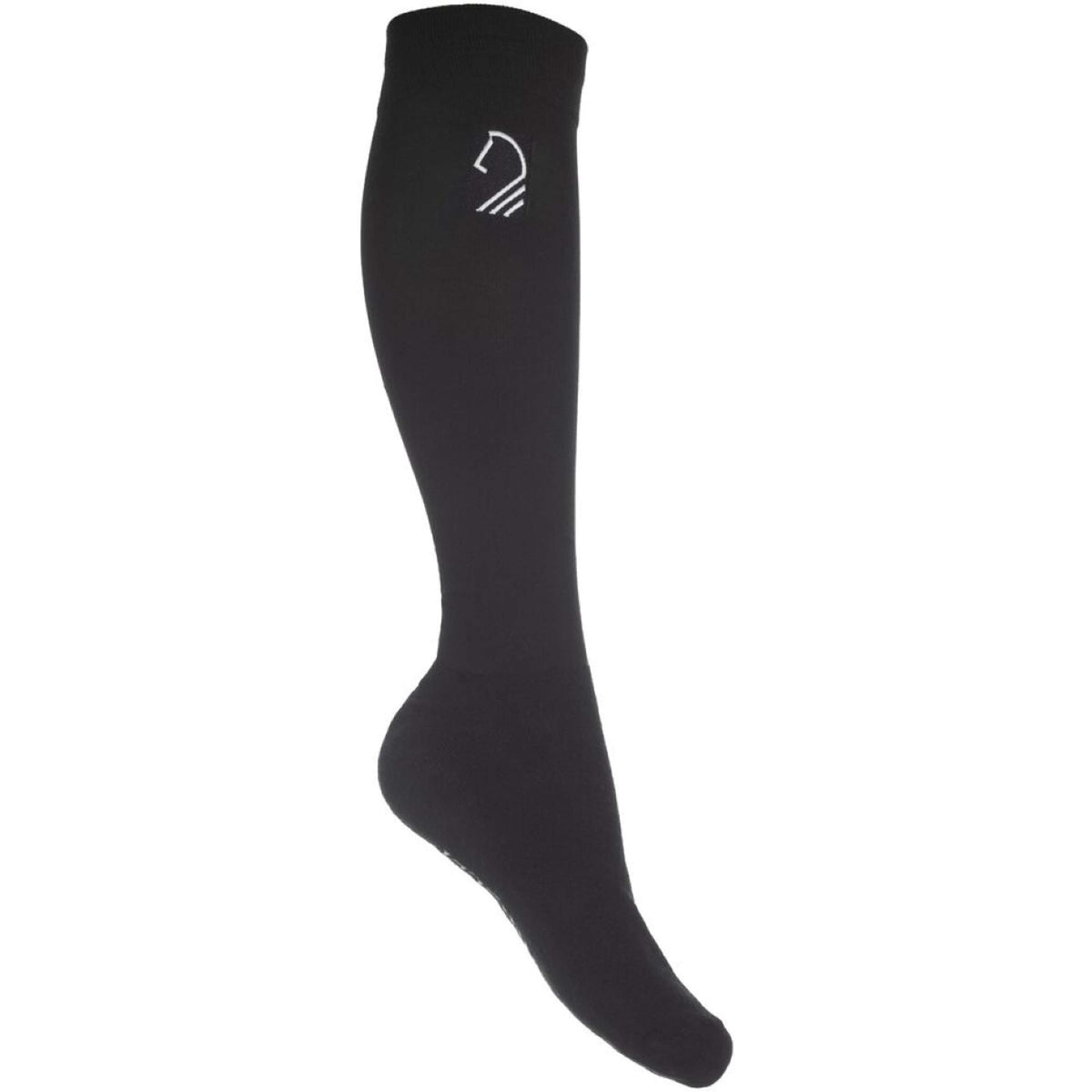 HKM Calcetines de Equitación Amalfi Negro